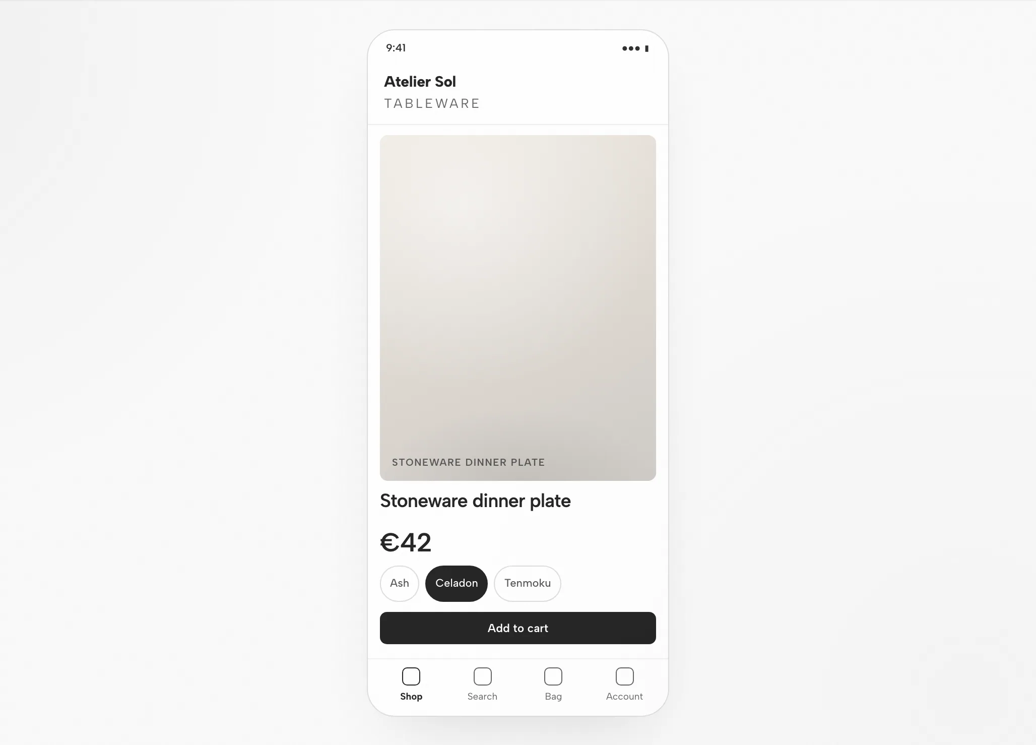 Artefacto de Mistral Vibe: la tienda a 1440px y 390px — Móvil