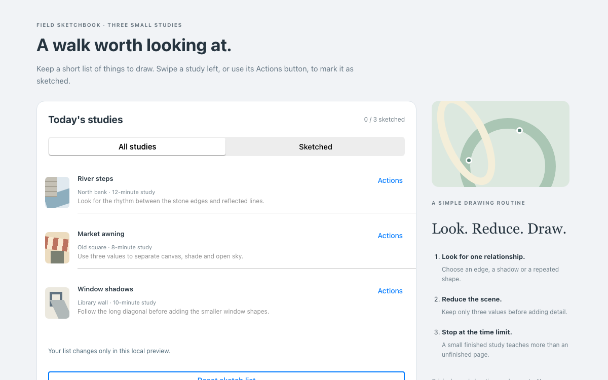 Framework7 interface study