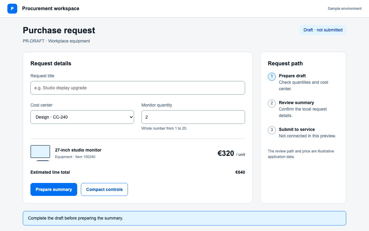 SAP Fiori interface study