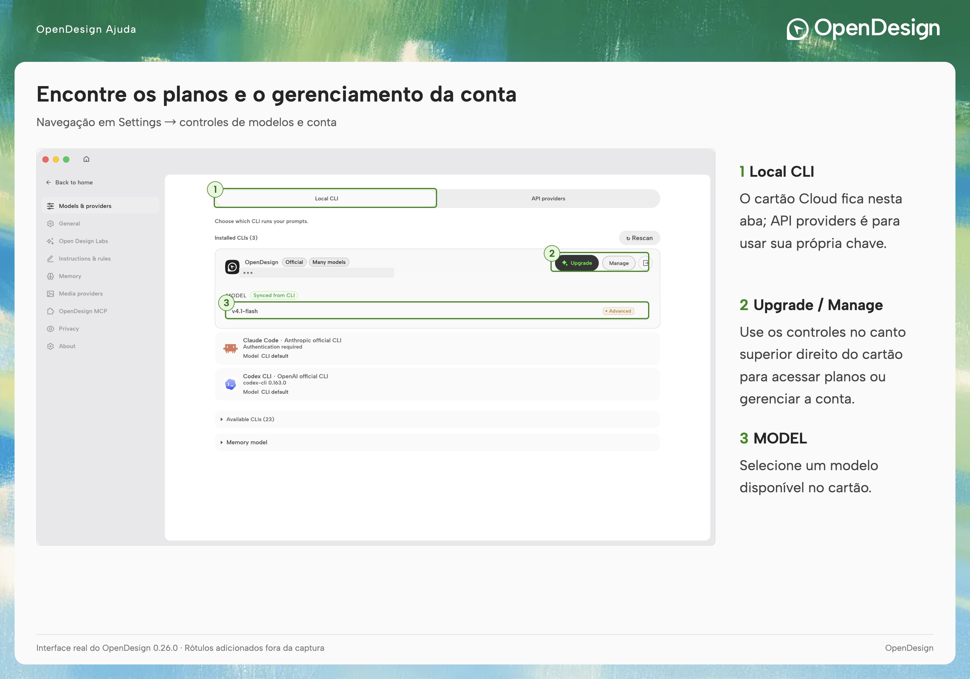 Encontre Upgrade e Manage no cartão Cloud e escolha um plano e um período de cobrança.