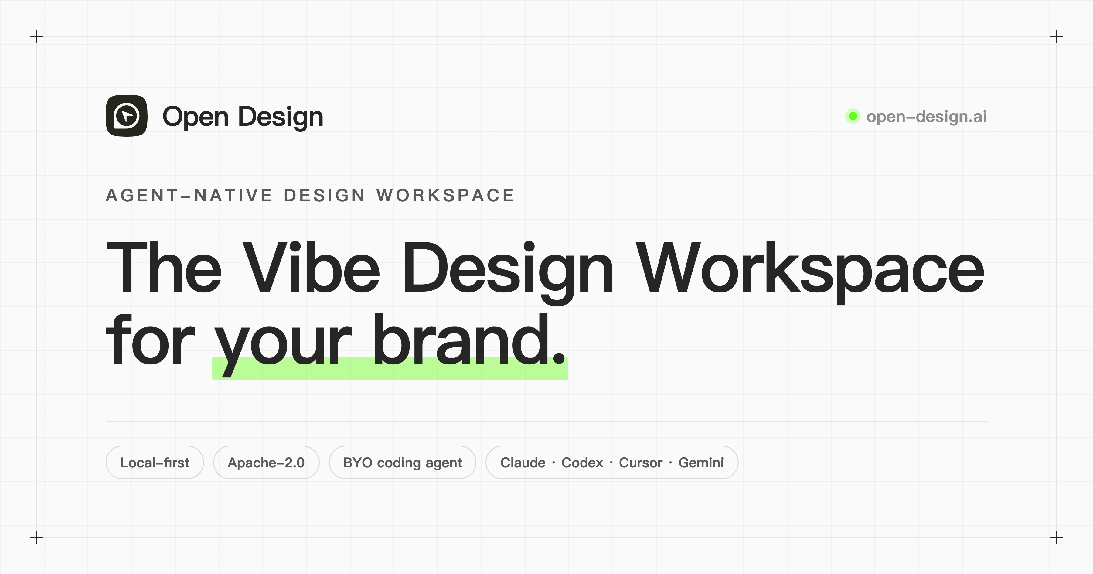 OpenDesign — vibe design workspace