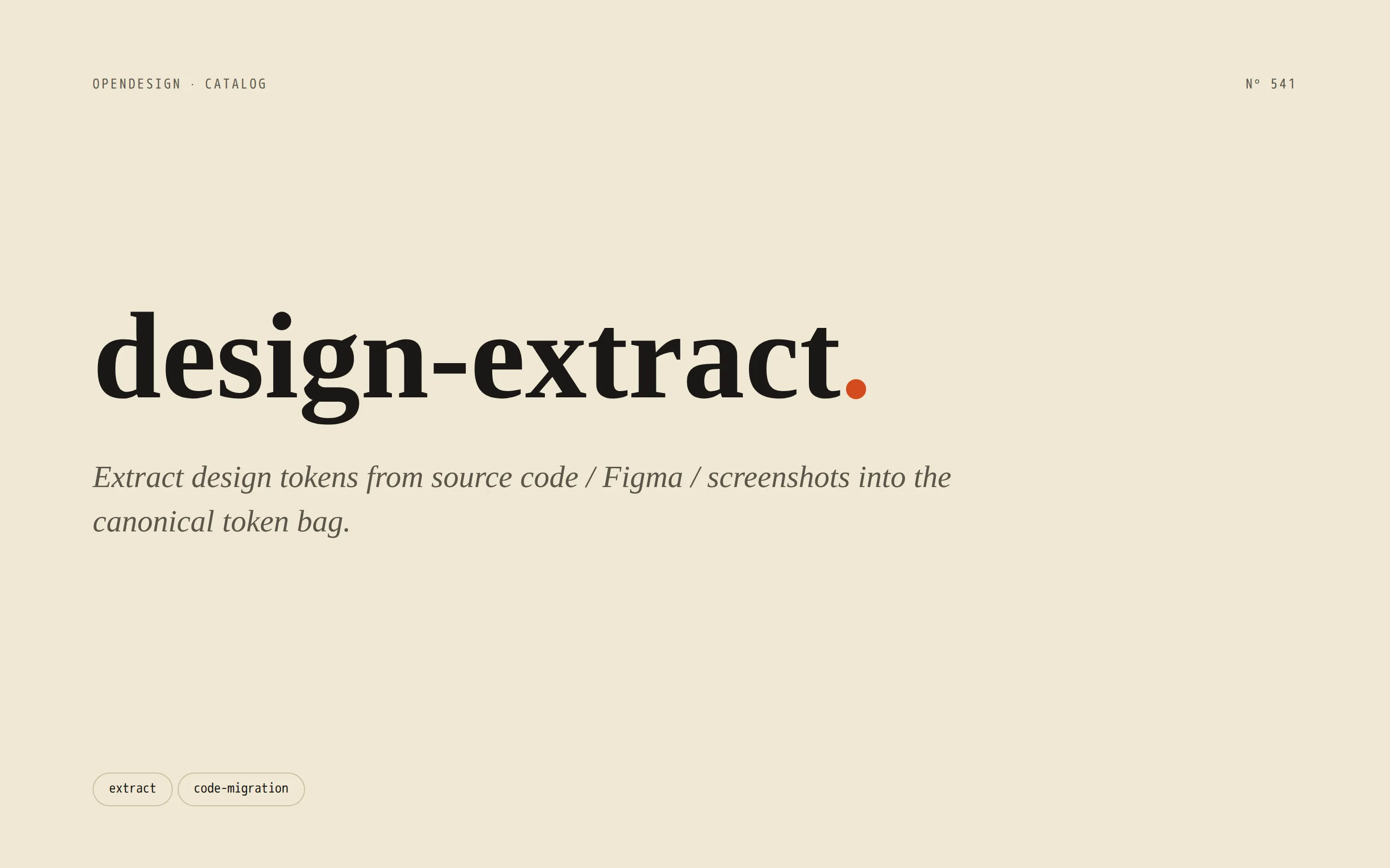 Design extract preview