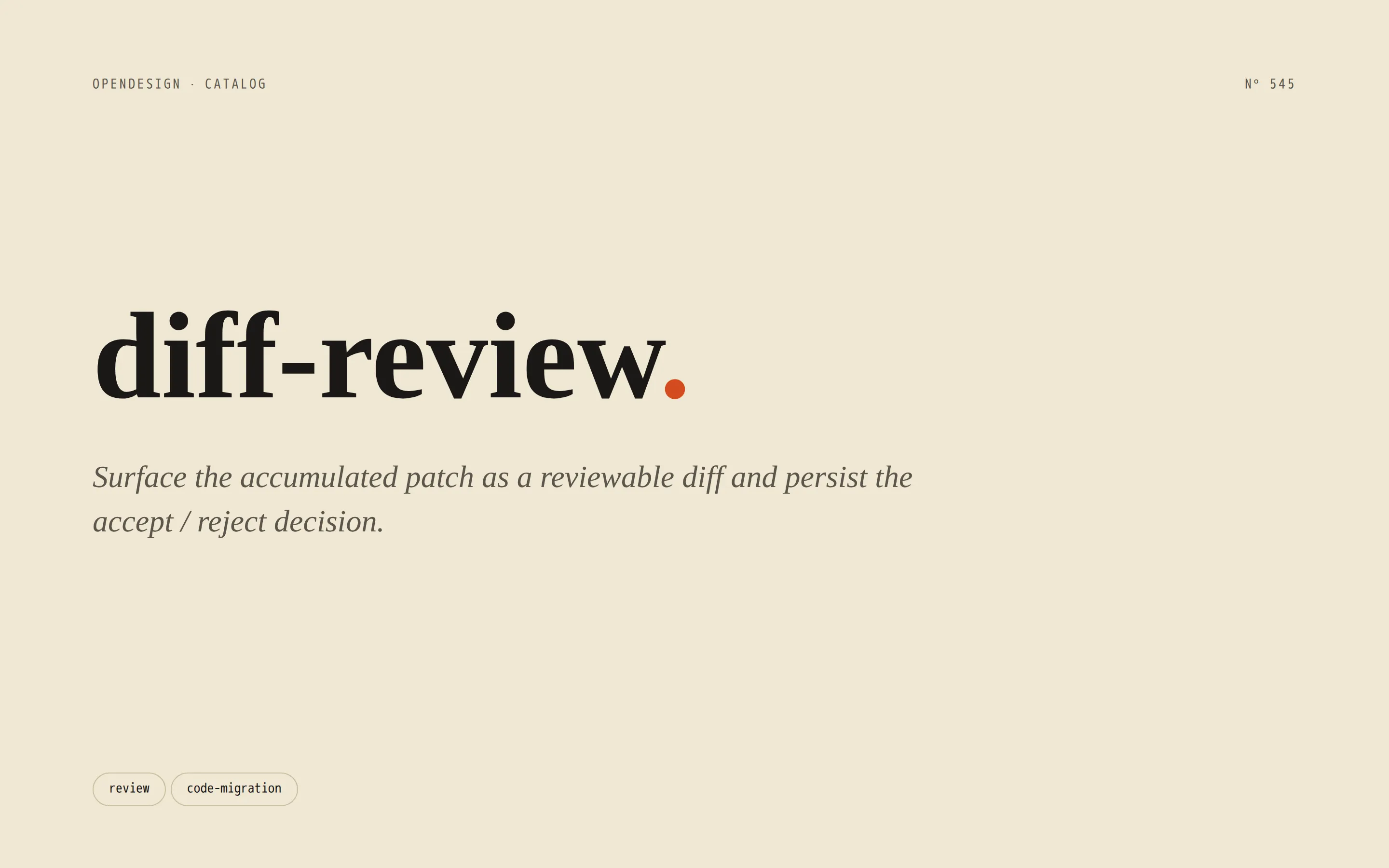 Diff review preview