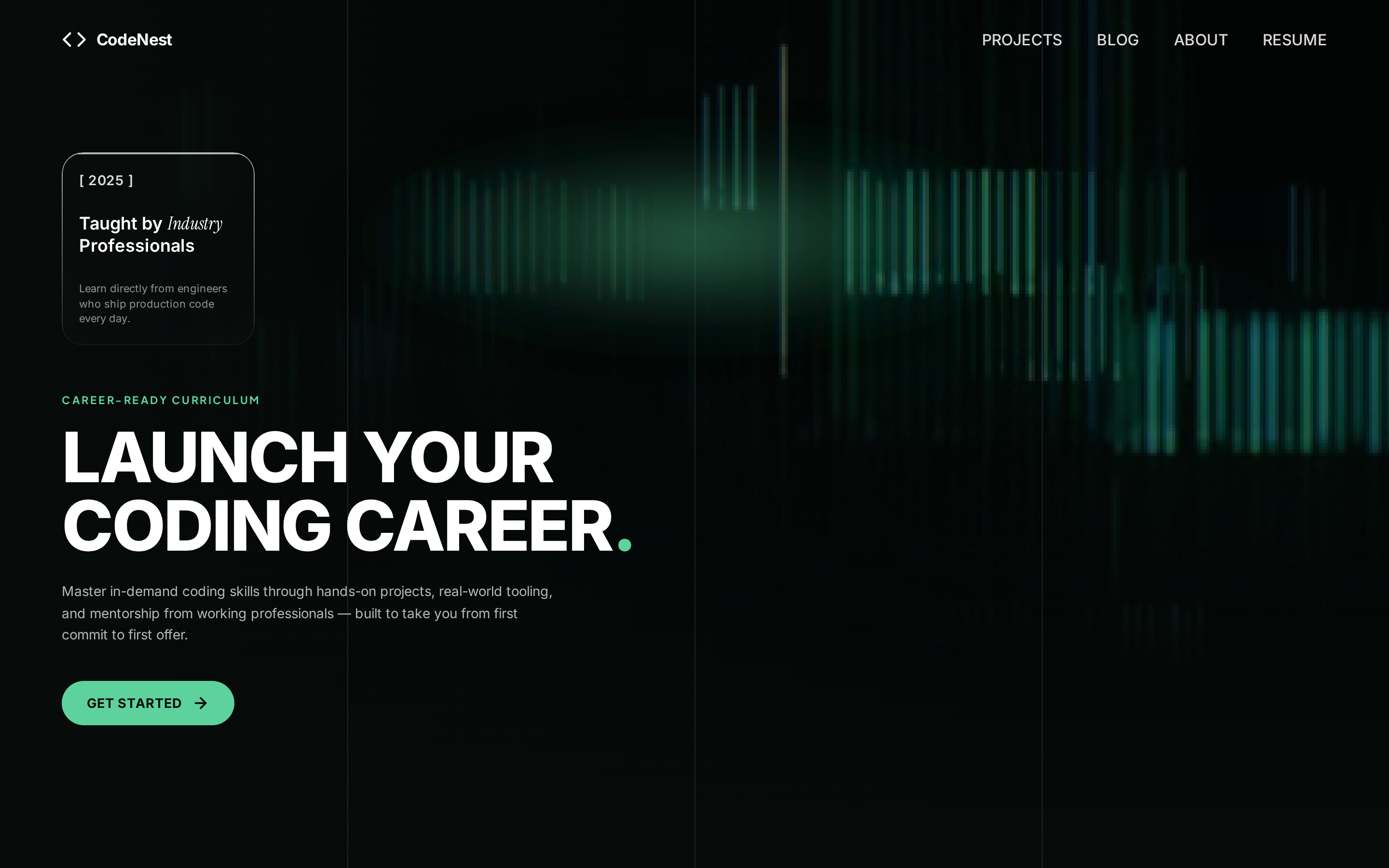 Aperçu de CodeNest — Coding Platform Hero