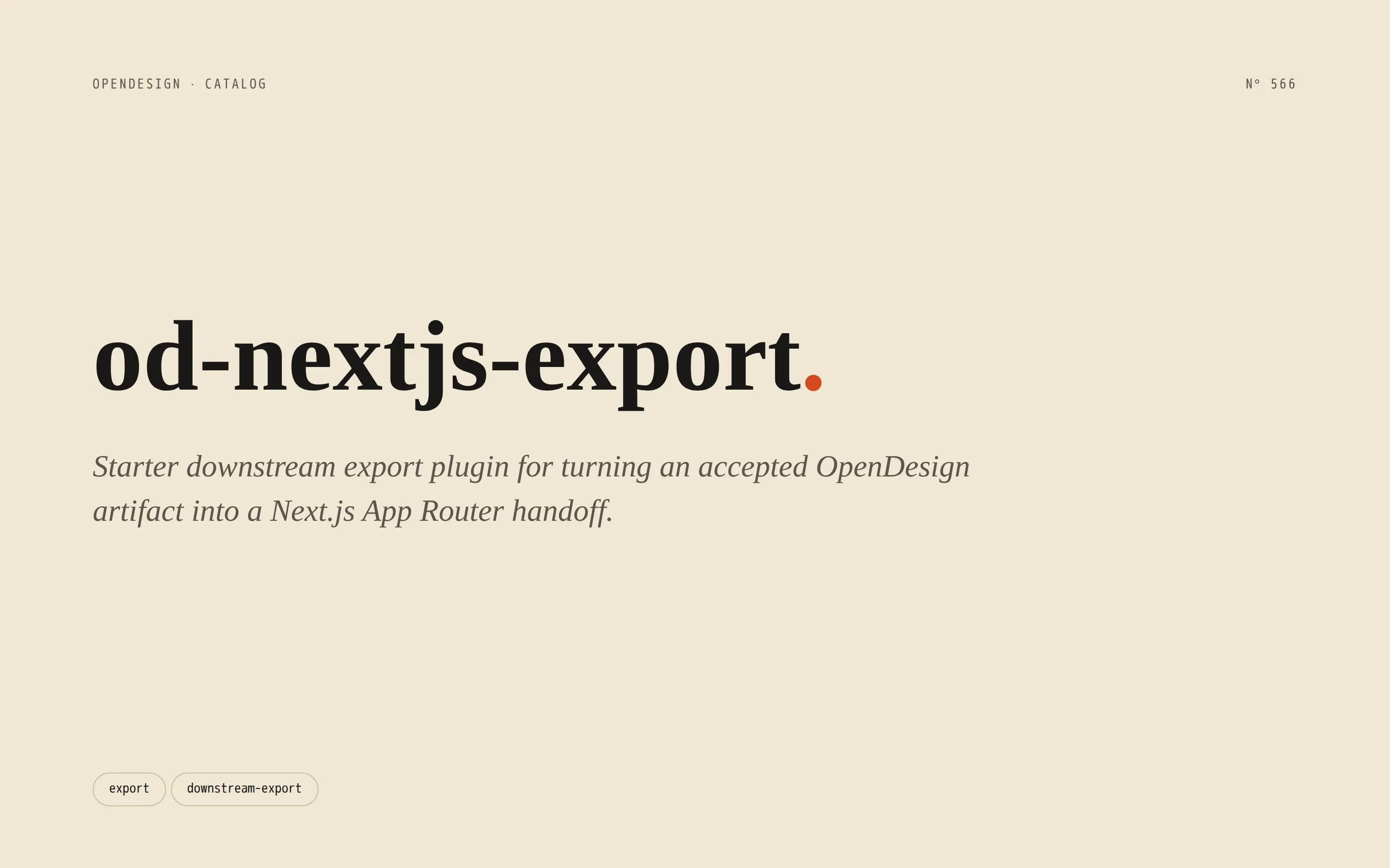 Export to Next.js preview