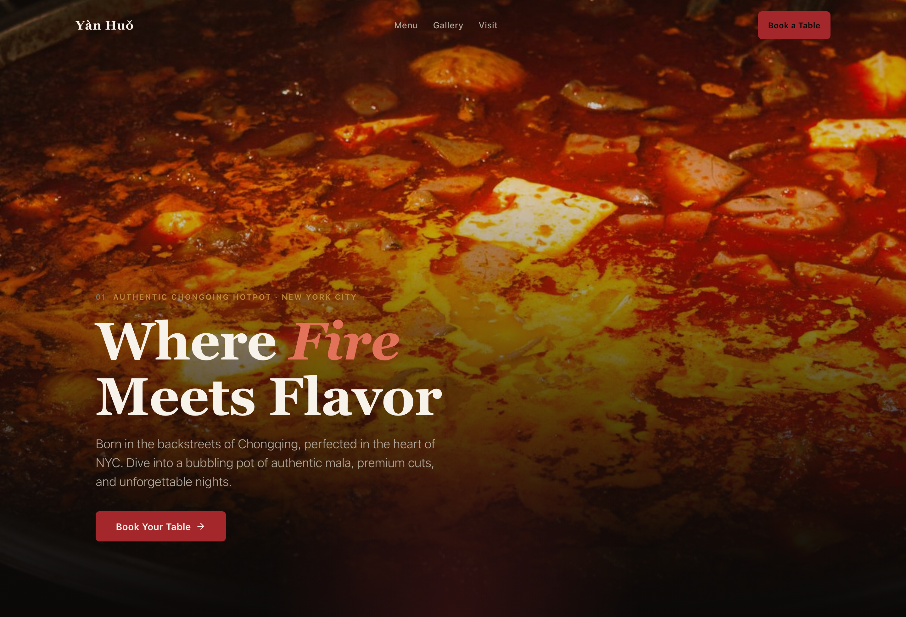 Hotpot Restaurant Website Design: Complete Restaurant Introduction